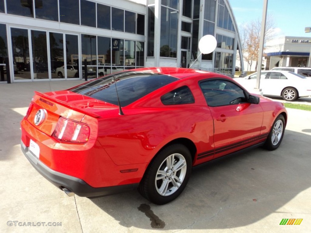 2011 Mustang V6 Coupe - Race Red / Stone photo #3