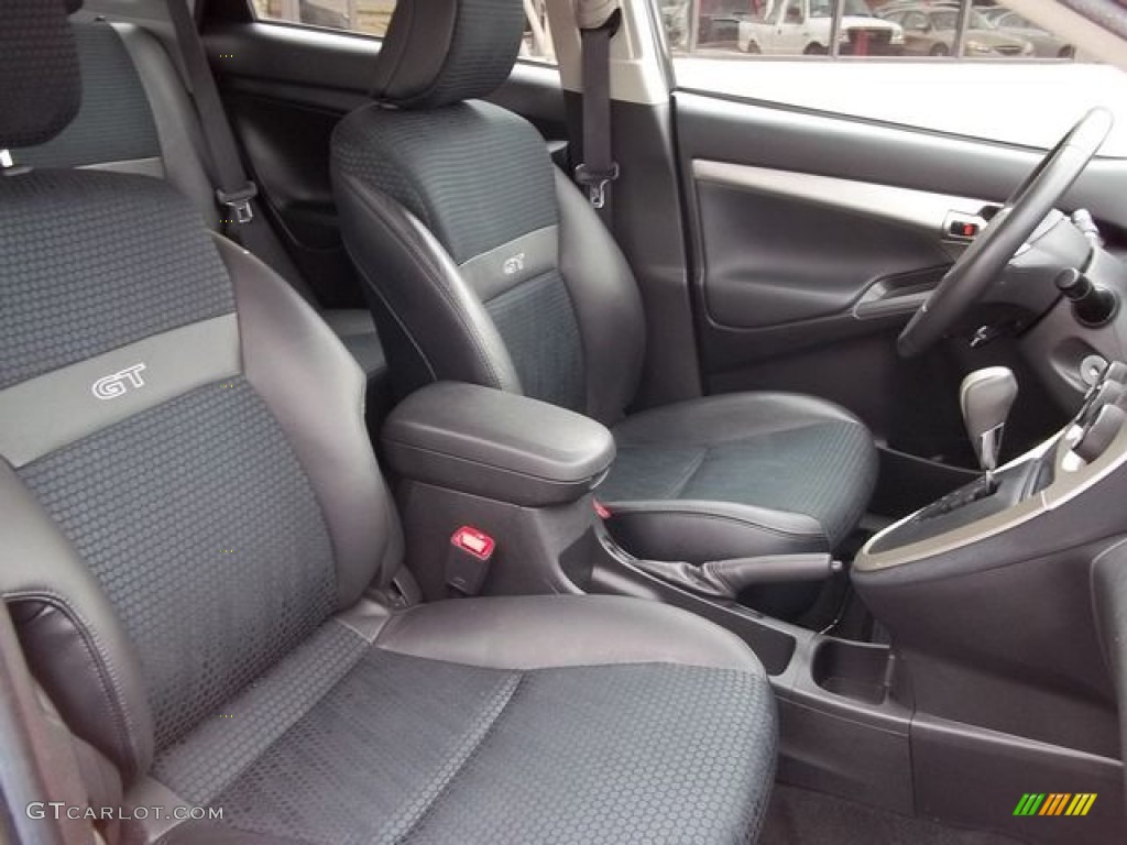 Ebony Interior 2009 Pontiac Vibe GT Photo #56797023
