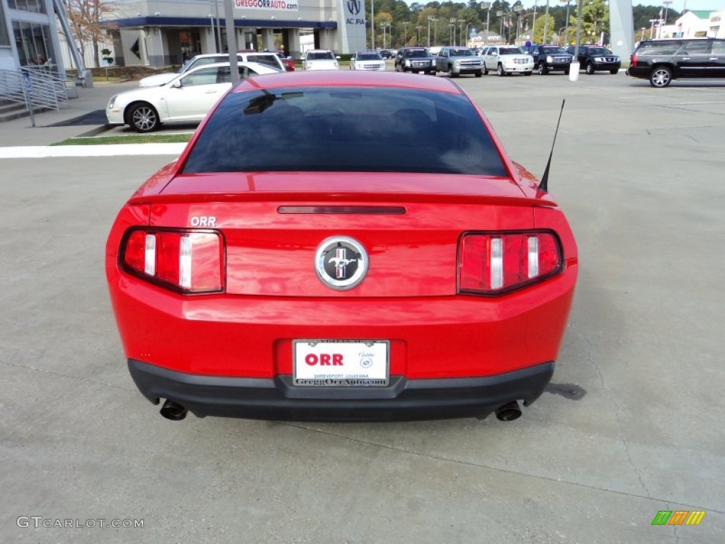 2011 Mustang V6 Coupe - Race Red / Stone photo #8