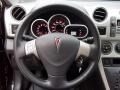 Ebony 2009 Pontiac Vibe GT Steering Wheel