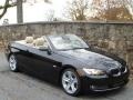 2008 Jet Black BMW 3 Series 335i Convertible  photo #1