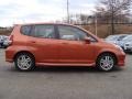 2007 Blaze Orange Metallic Honda Fit Sport  photo #8