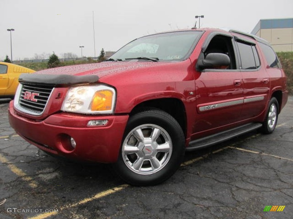 2004 Envoy XUV SLT 4x4 - Magnetic Red Metallic / Dark Pewter photo #1