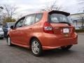 2007 Blaze Orange Metallic Honda Fit Sport  photo #11