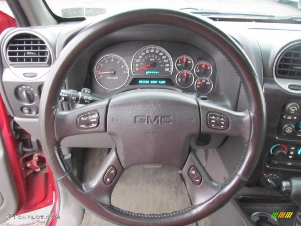 2004 GMC Envoy XUV SLT 4x4 Dark Pewter Steering Wheel Photo #56798004