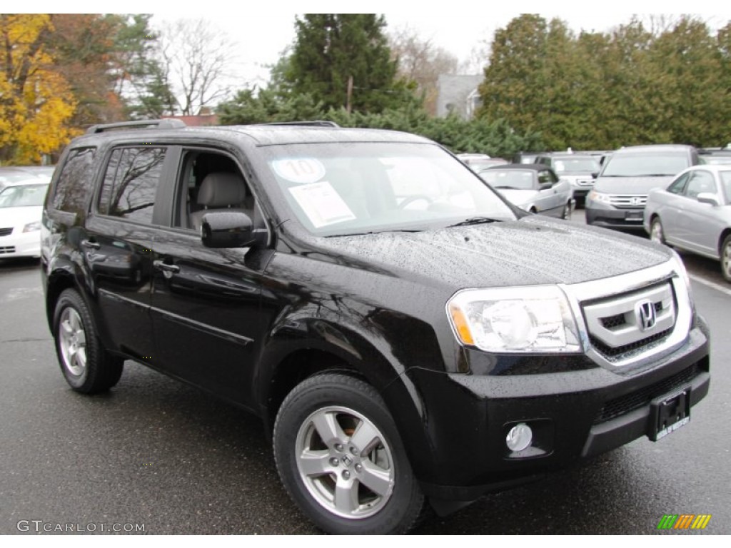 Crystal Black Pearl 2011 Honda Pilot EX-L 4WD Exterior Photo #56798196