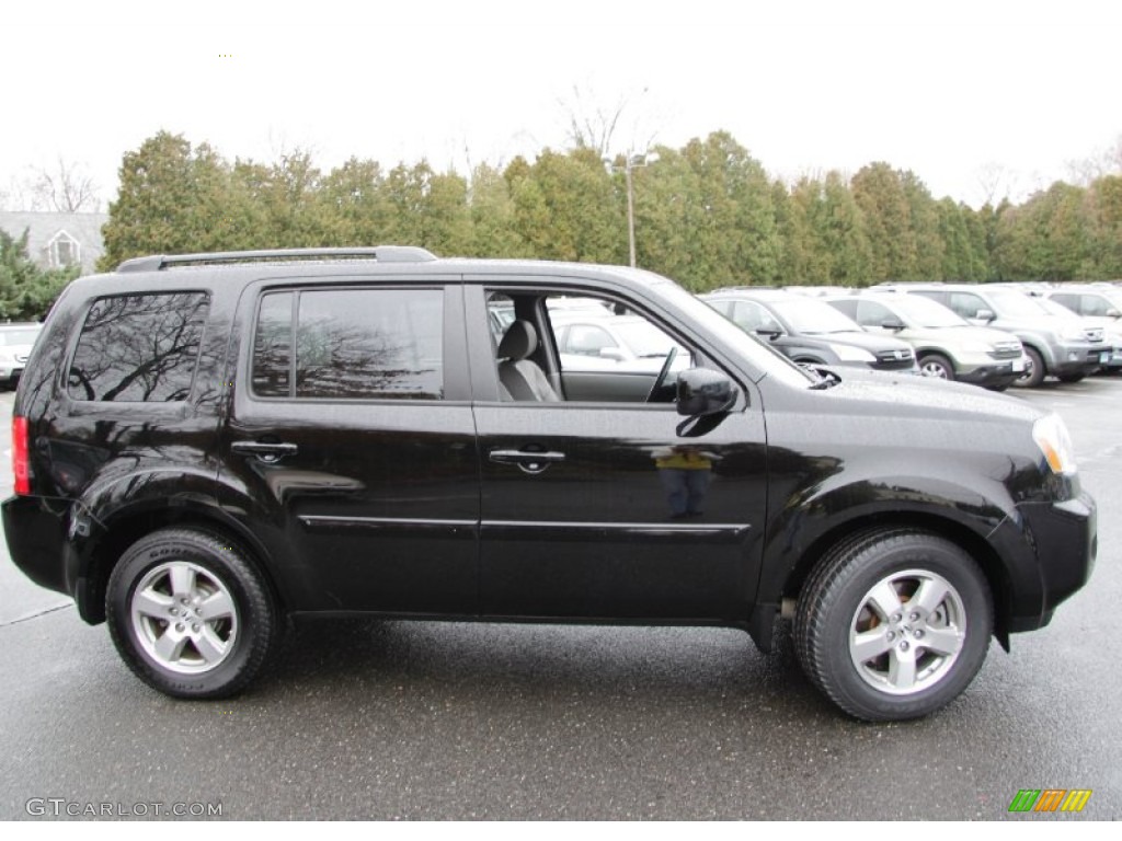 Crystal Black Pearl 2011 Honda Pilot EX-L 4WD Exterior Photo #56798205