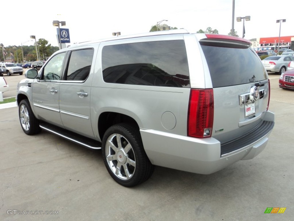 2012 Escalade ESV Luxury - Radiant Silver Metallic / Cashmere/Cocoa photo #4