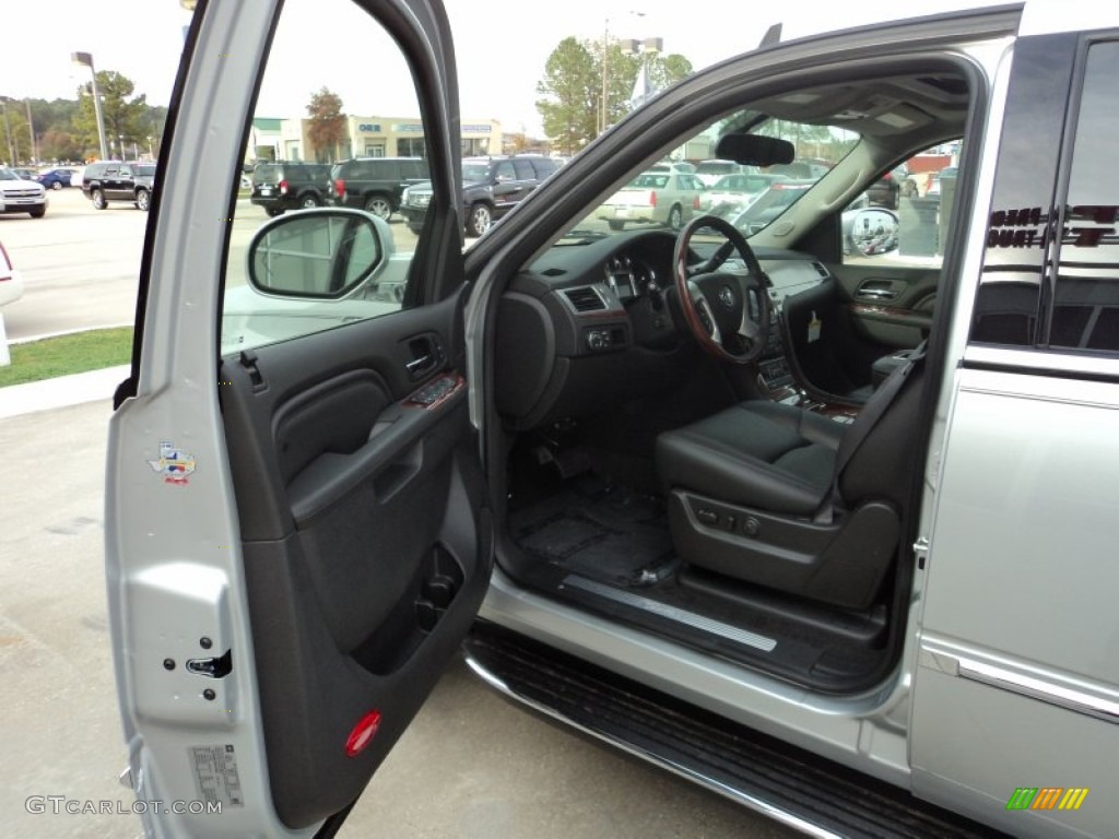 2012 Escalade ESV Luxury - Radiant Silver Metallic / Ebony/Ebony photo #21