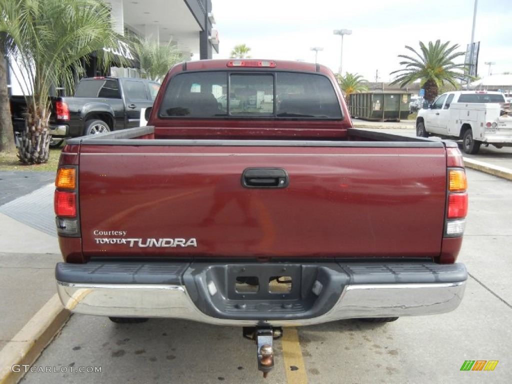 2004 Tundra SR5 Access Cab - Salsa Red Pearl / Oak photo #3