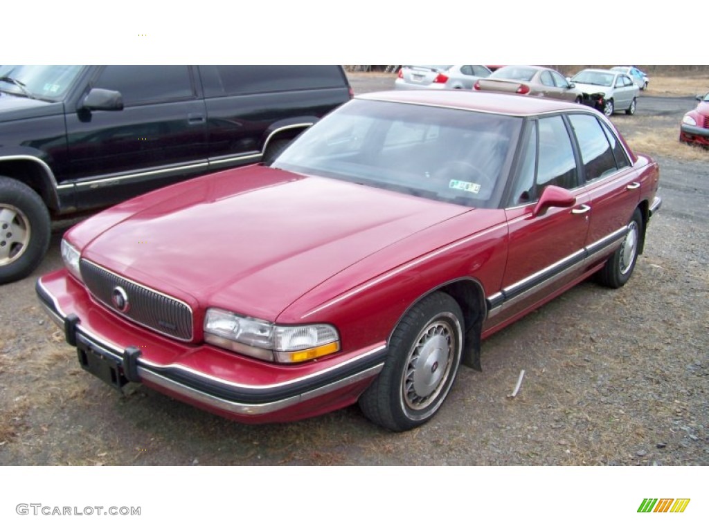 1993 LeSabre Limited Sedan - Medium Garnet Red Metallic / Red photo #1
