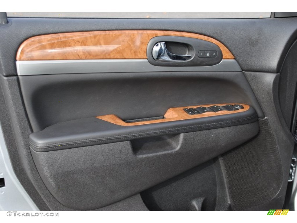 2011 Buick Enclave CXL AWD Ebony/Ebony Door Panel Photo #56800698