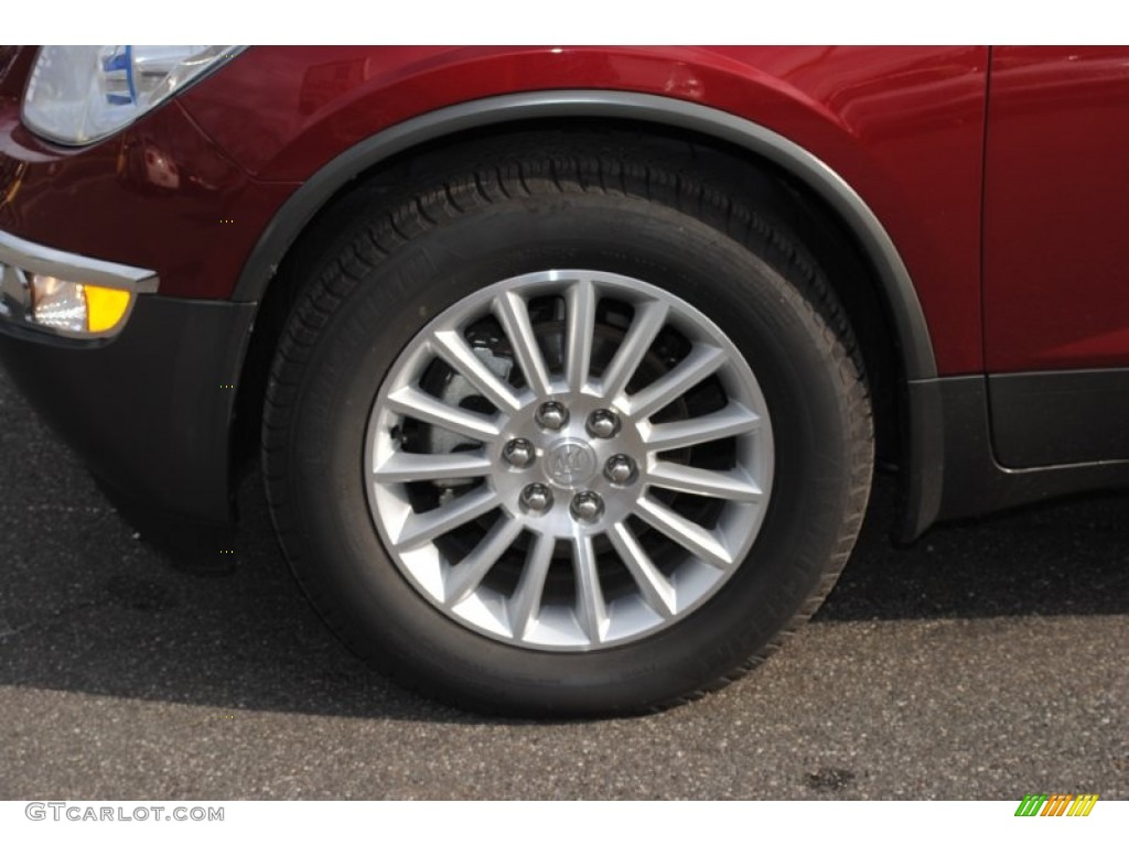 2011 Enclave CXL AWD - Red Jewel Tintcoat / Ebony/Ebony photo #8