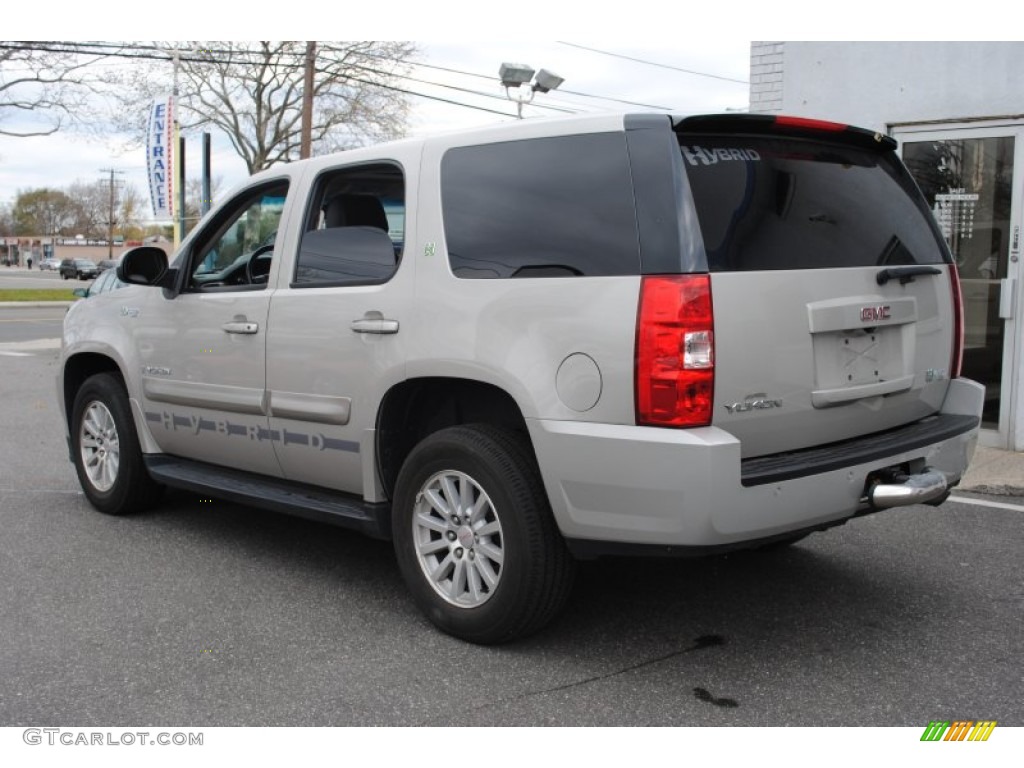 2009 Yukon Hybrid 4x4 - Silver Birch Metallic / Ebony photo #4