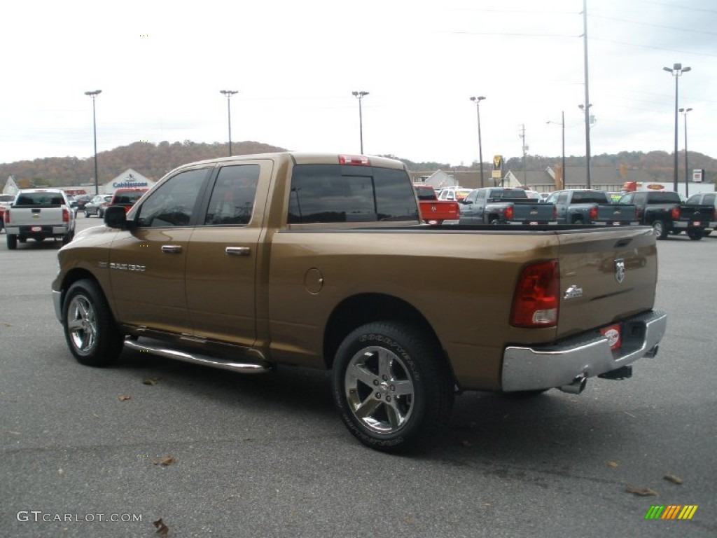 2011 Ram 1500 Big Horn Quad Cab - Saddle Brown Pearl / Light Pebble Beige/Bark Brown photo #11