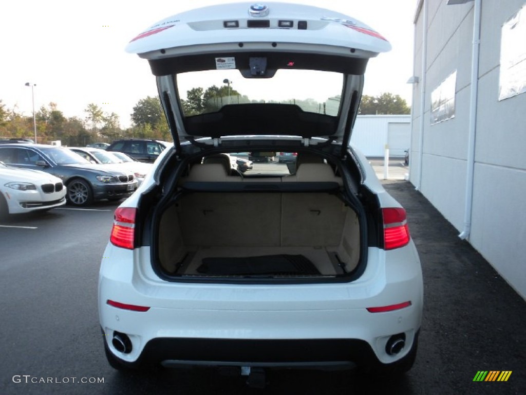 2011 X6 xDrive35i - Alpine White / Sand Beige photo #11