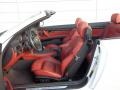Fox Red Novillo Leather 2009 BMW M3 Convertible Interior Color