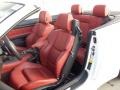 Fox Red Novillo Leather 2009 BMW M3 Convertible Interior Color