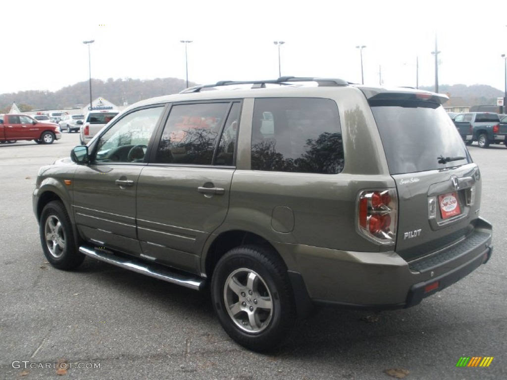 2008 Pilot EX 4WD - Aberdeen Green Metallic / Olive photo #11