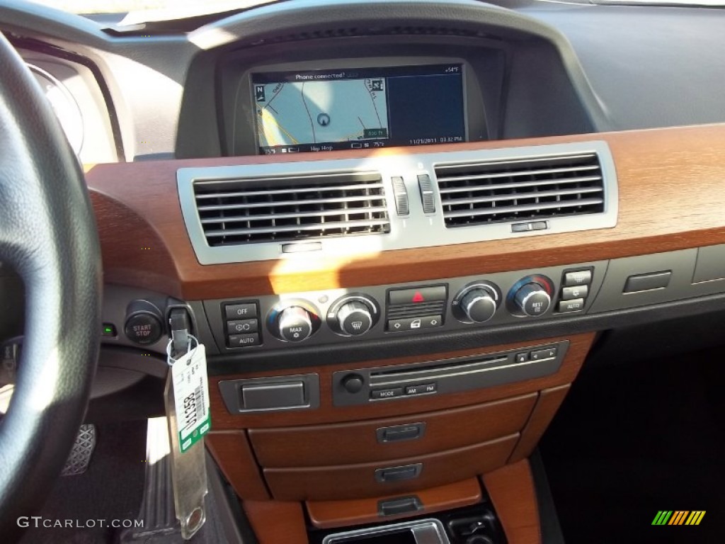 2008 7 Series 750Li Sedan - Monaco Blue Metallic / Cream Beige photo #13