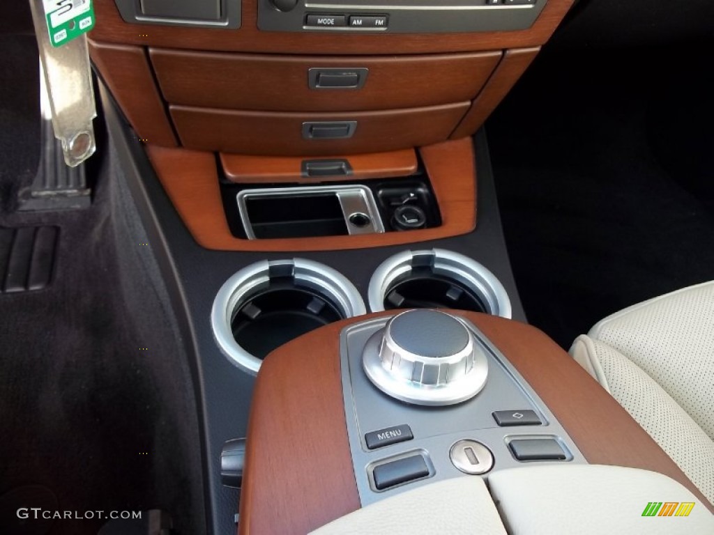 2008 7 Series 750Li Sedan - Monaco Blue Metallic / Cream Beige photo #14