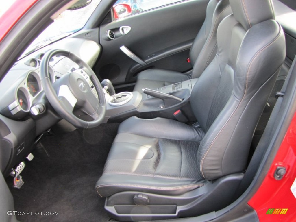 Charcoal Interior 2003 Nissan 350Z Coupe Photo #56804016