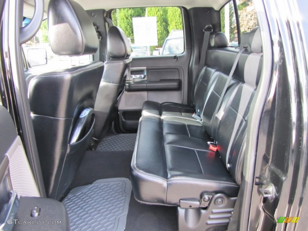 Black/Medium Flint Interior 2007 Ford F150 FX4 SuperCrew 4x4 Photo #56804163
