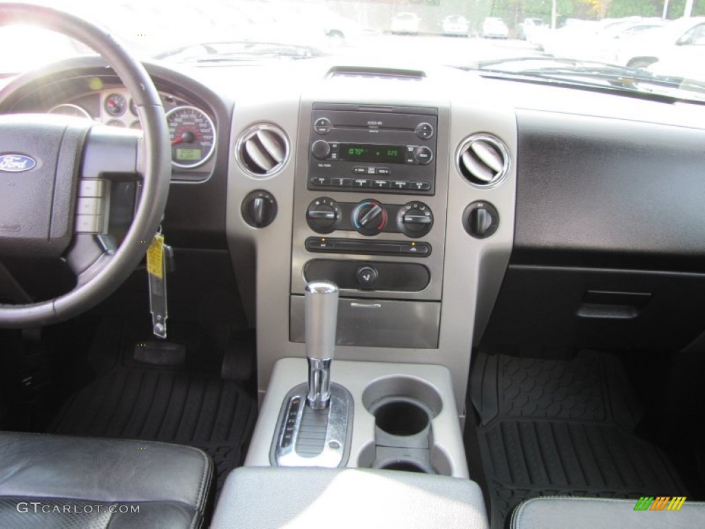 2007 Ford F150 FX4 SuperCrew 4x4 Black/Medium Flint Dashboard Photo #56804197