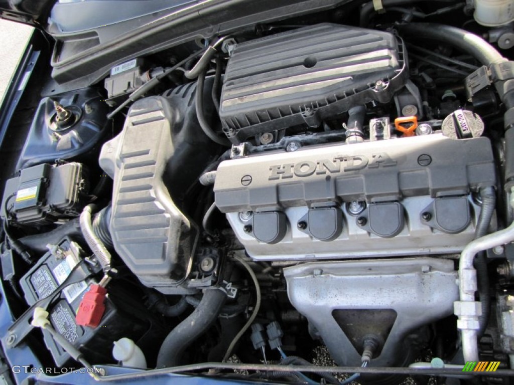 2003 Honda Civic LX Coupe 1.7 Liter SOHC 16V 4 Cylinder Engine Photo #56804609