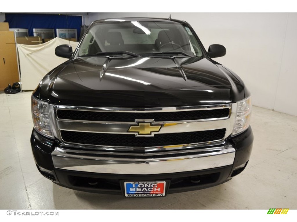 2007 Silverado 1500 LT Extended Cab - Black / Ebony Black photo #4