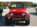 1999 Flame Red Jeep Wrangler Sport 4x4  photo #2
