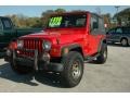 1999 Flame Red Jeep Wrangler Sport 4x4  photo #3