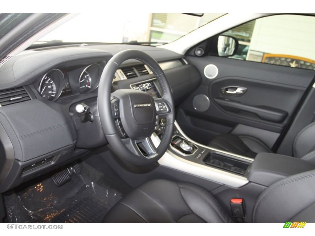 Ebony Interior 2012 Land Rover Range Rover Evoque Pure Photo #56807886