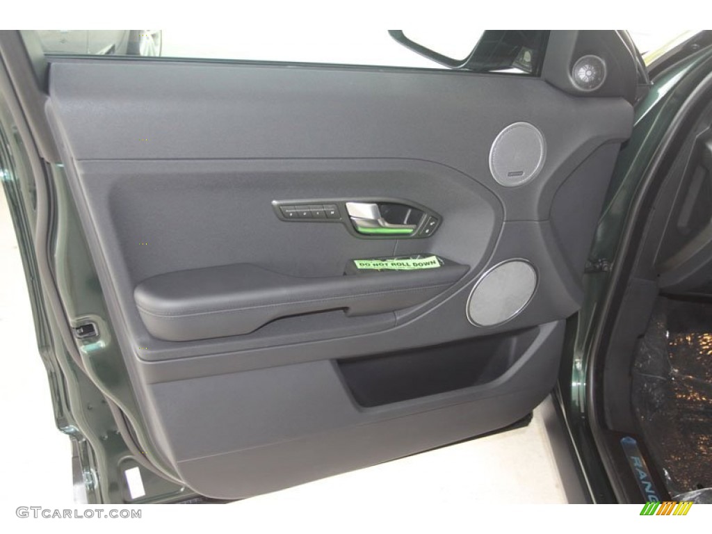 2012 Land Rover Range Rover Evoque Pure Ebony Door Panel Photo #56807985