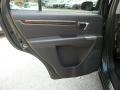 Cocoa Black 2010 Hyundai Santa Fe Limited 4WD Door Panel