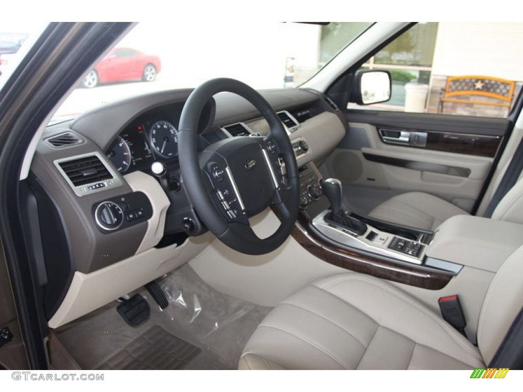 Almond Nutmeg Interior 2012 Land Rover Range Rover Sport Hse