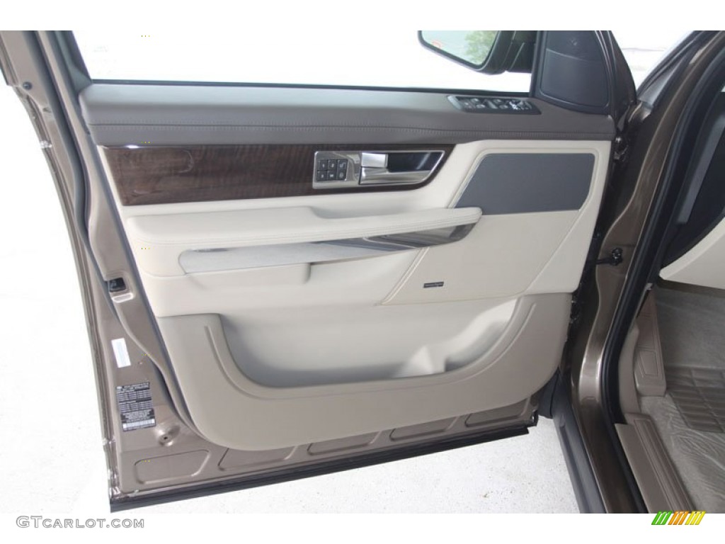 2012 Land Rover Range Rover Sport HSE LUX Almond/Nutmeg Door Panel Photo #56808225