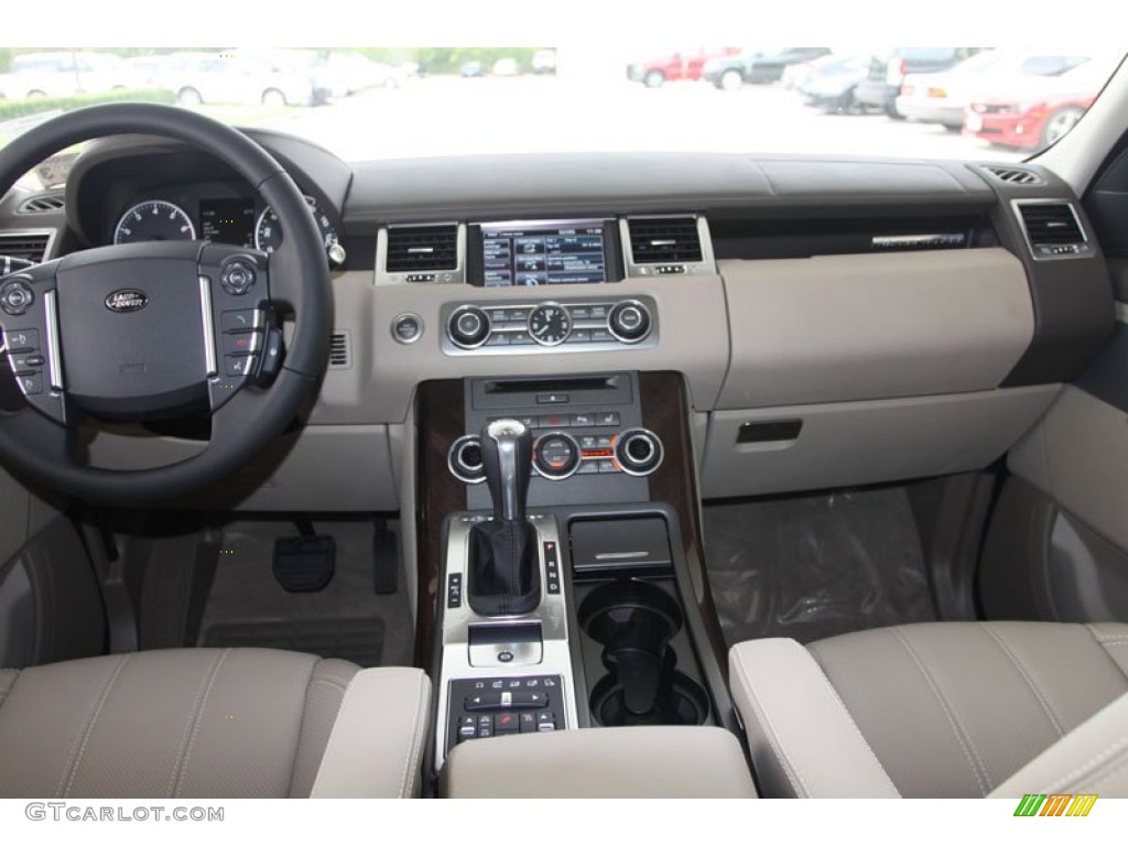 2012 Land Rover Range Rover Sport HSE LUX Almond/Nutmeg Dashboard Photo #56808246