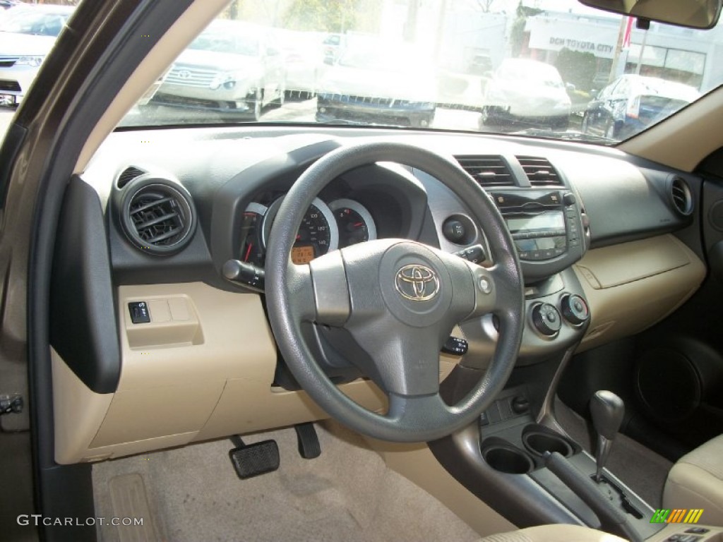 2009 Toyota RAV4 4WD Sand Beige Dashboard Photo #56808306