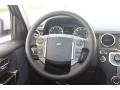 2012 Land Rover LR4 Ebony Interior Steering Wheel Photo