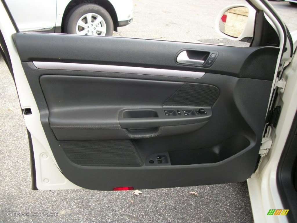 2007 Volkswagen Jetta 2.5 Sedan Anthracite Door Panel Photo #56808525