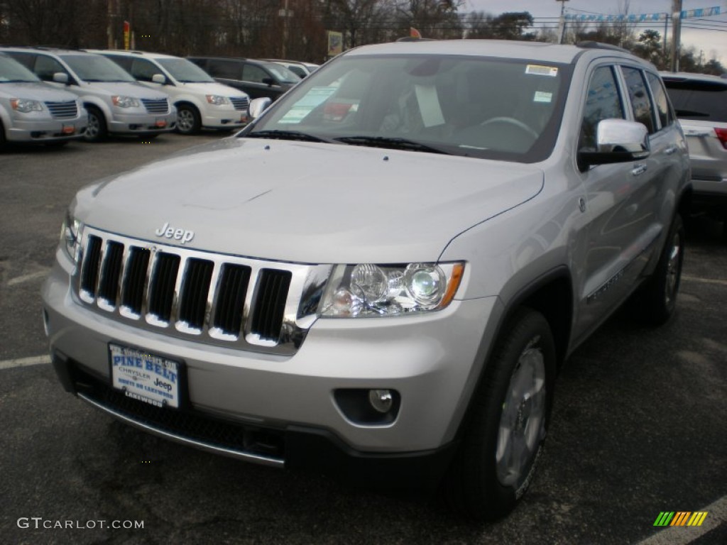 2012 Grand Cherokee Limited 4x4 - Bright Silver Metallic / Black photo #1