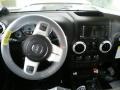 Black with Polar White Accents/Orange Stitching Dashboard Photo for 2012 Jeep Wrangler Unlimited #56809890