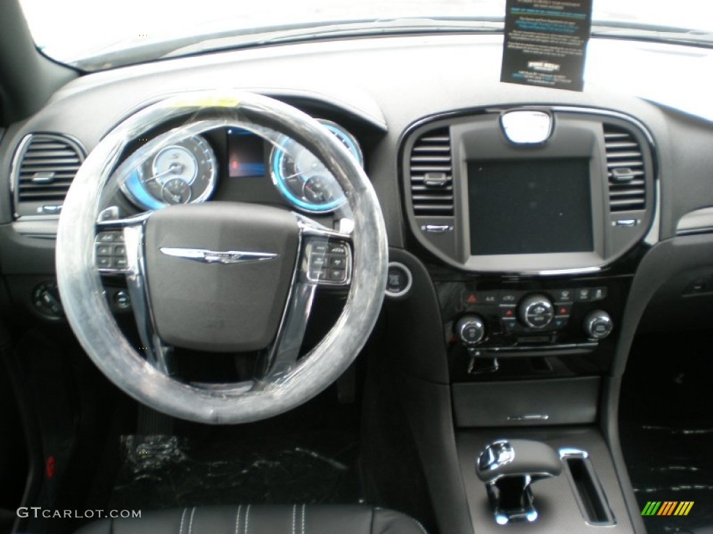 2012 Chrysler 300 S V6 Black Dashboard Photo #56809989