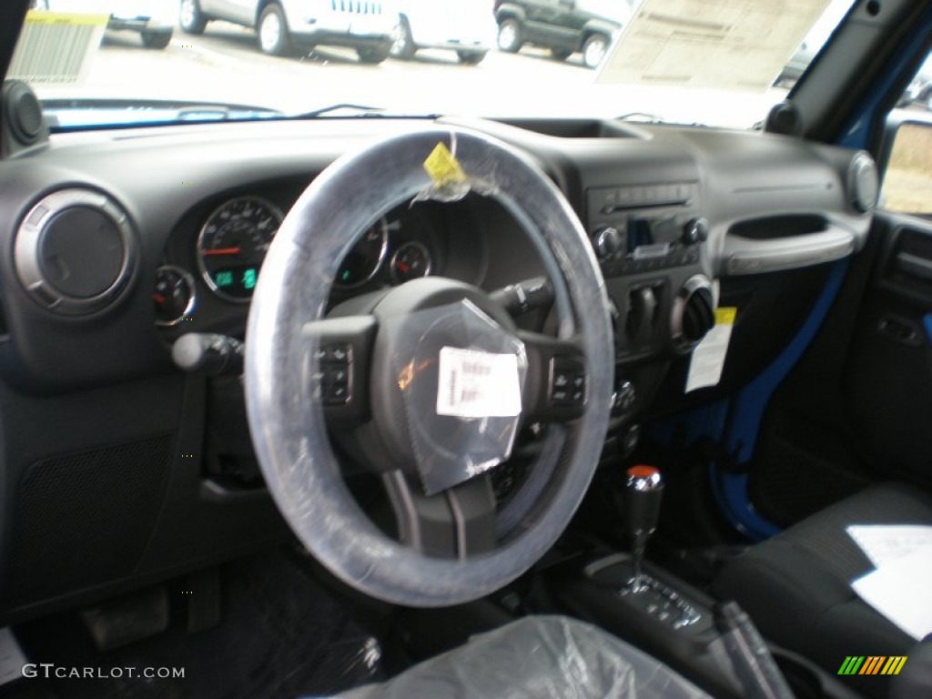 2012 Wrangler Sport S 4x4 - Cosmos Blue / Black photo #3