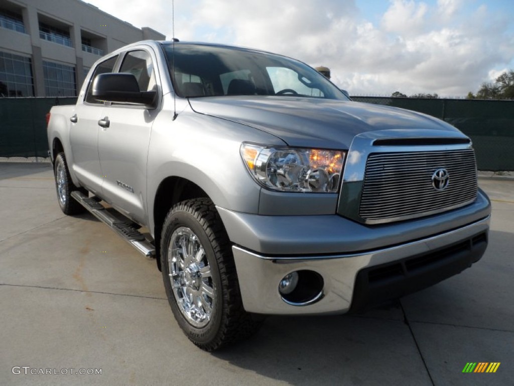 2012 Tundra Texas Edition CrewMax - Silver Sky Metallic / Graphite photo #1
