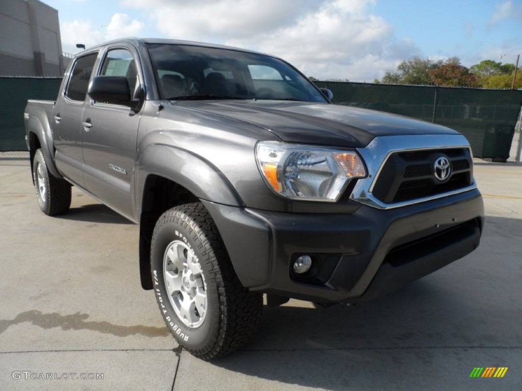 2012 Tacoma V6 TRD Double Cab 4x4 - Magnetic Gray Mica / Graphite photo #1