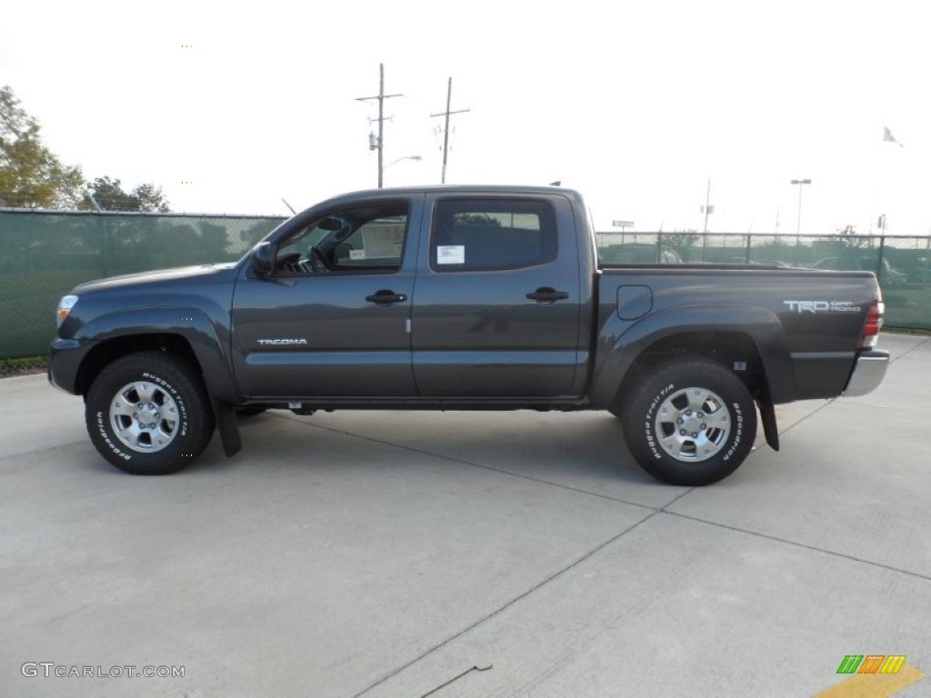 2012 Tacoma V6 TRD Double Cab 4x4 - Magnetic Gray Mica / Graphite photo #6