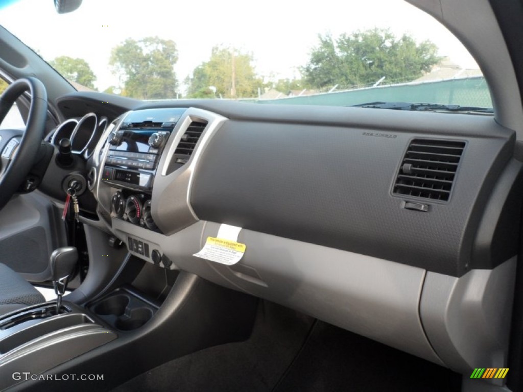 2012 Tacoma V6 TRD Double Cab 4x4 - Magnetic Gray Mica / Graphite photo #19