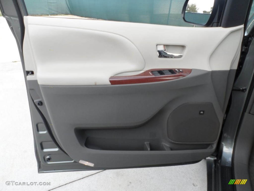 2012 Toyota Sienna XLE Bisque Door Panel Photo #56812609